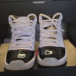 Jordan Kids Black and White Sneakers